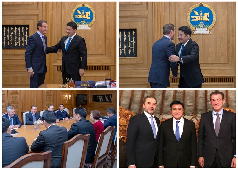 Mabetex Group - Afrim Pacolli met with the Prime Minister of Mongolia