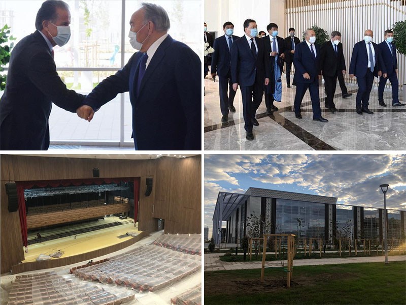 Mabetex Group - First President of Kazakhstan Nursultan Nazarbaev to the Multifunctional Concert Hall Turan Congress Hall