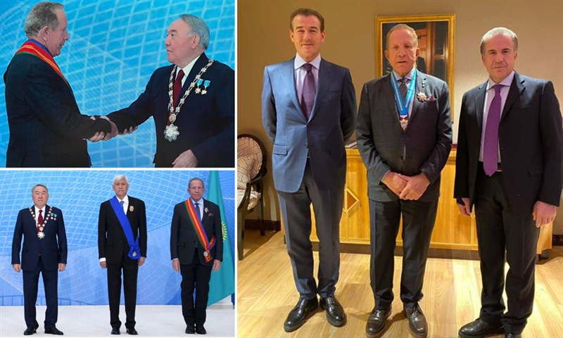 Mabetex Group - Mr Behgjet Pacolli was awarded the highest merit and award from the State of Kazakhstan