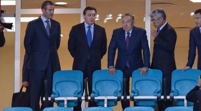 Mabetex Group - The President of the Republic of Kazakhstan, Mr. Nursultan Nazarabayev with the President of Mabetex Group Mr. Afrim Pacolli